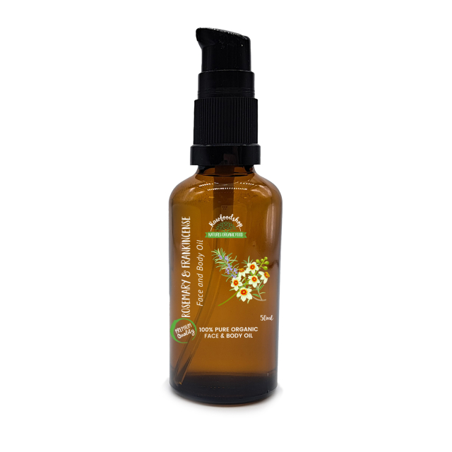 Ansigt & Kropsolie Rosmarin & Frankincence ØKO 50ml