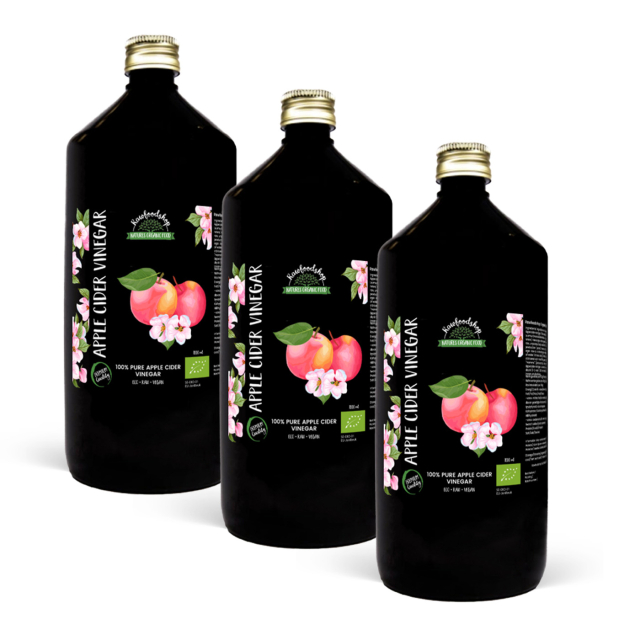 Æblecidereddike ØKO 1000ml x 3 flasker