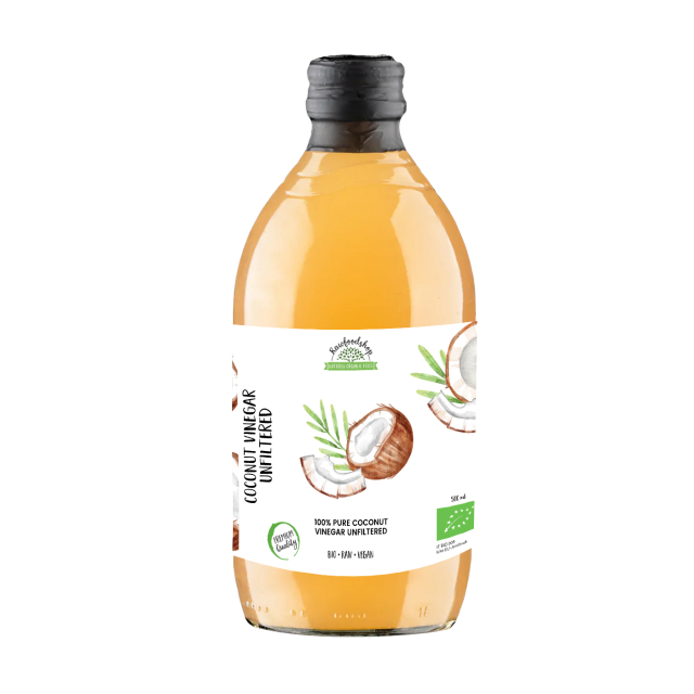Kokoseddike Ufiltreret RAW ØKO 500ml