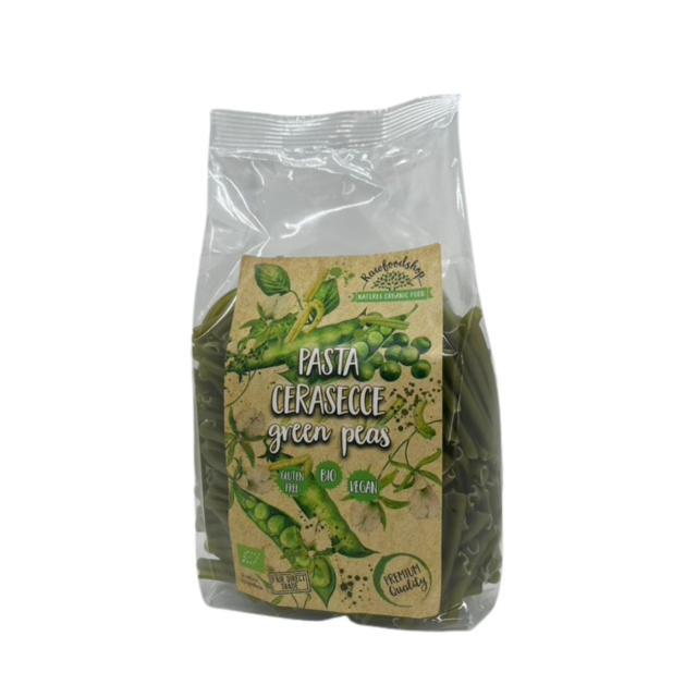 Pasta Grønne Ærter Casarecce ØKO 250g