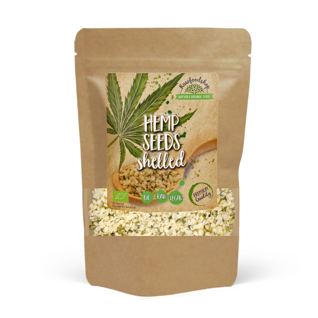 Hampefrø Afskallede ØKO 100g