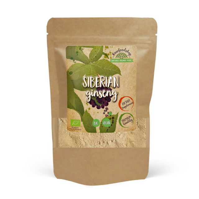 Siberian Ginseng Pulver ØKO 125g