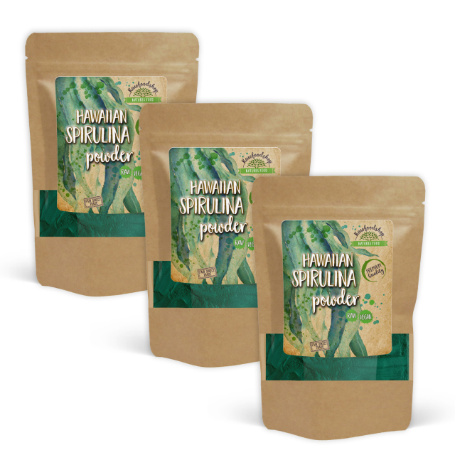 Spirulina Hawaiian 250g x 3 pakker