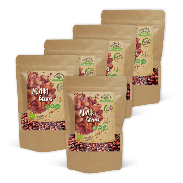 Adzuki bønner ØKO 500g x 5 pakker