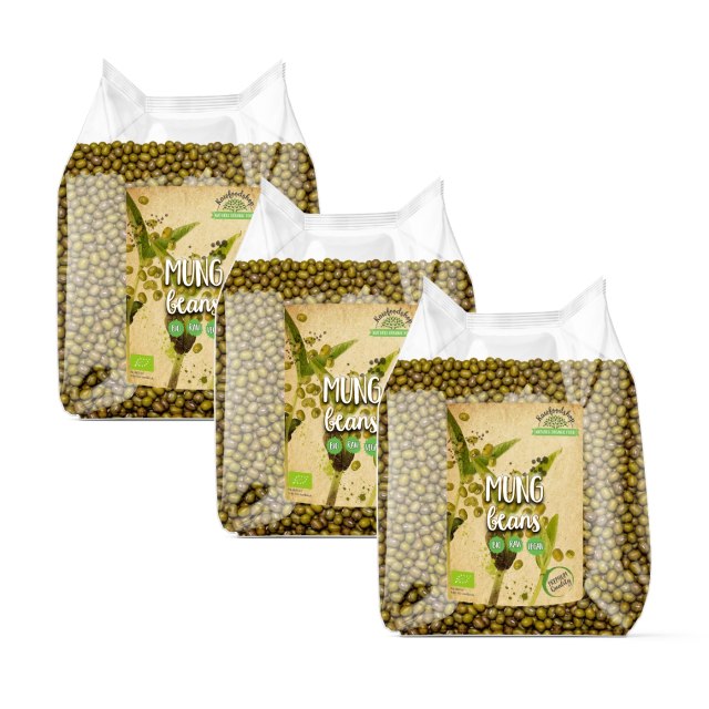 Mungbønner ØKO 1kg x 3 pakker