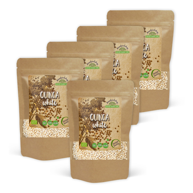 Quinoa Hvid ØKO 500g x 5 pakker