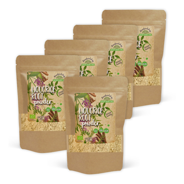 Lakridsrodspulver ØKO 125g x 5 pakker