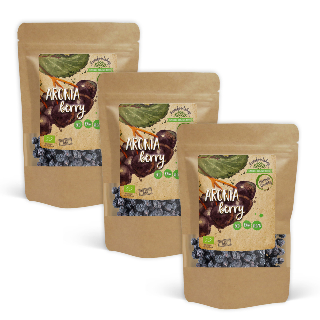 Aroniabær ØKO 100g x 3 pakker