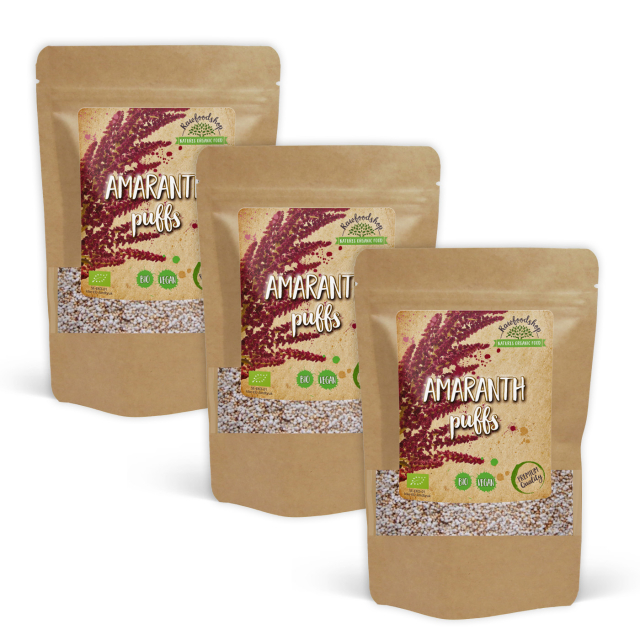 Amarant Puffet ØKO 200g x 3 pakker