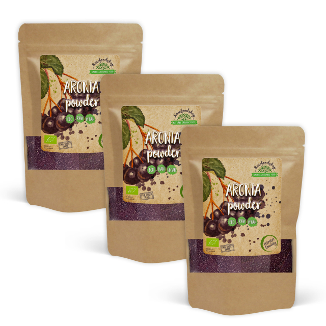 Aronia Pulver ØKO 125g x 3 pakker