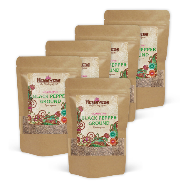 Sort Peber Malet ØKO 50g x 5 pakker