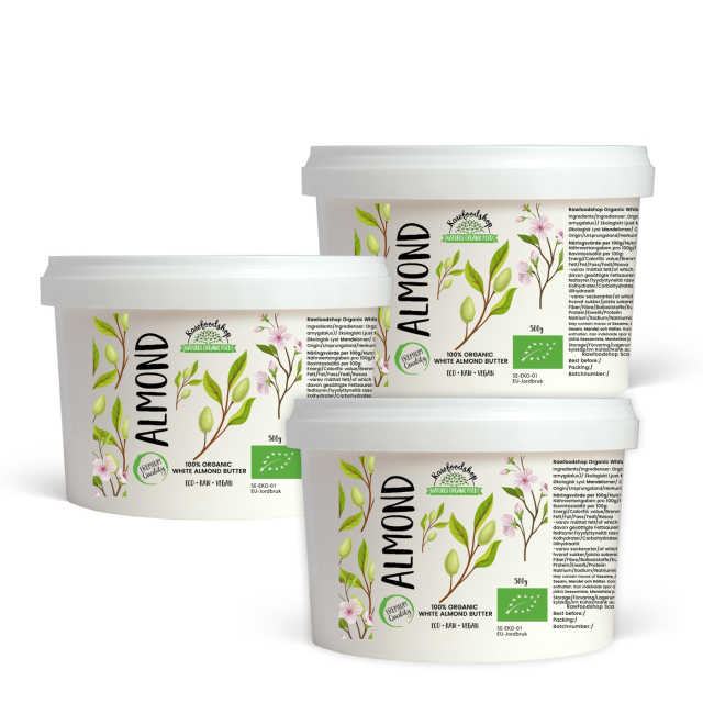 Mandelsmør Lyst ØKO 500g x 3 pakker