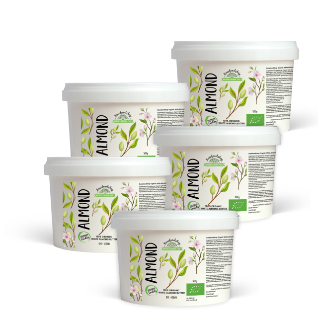 Mandelsmør Lyst ØKO 500g x 5 pakker