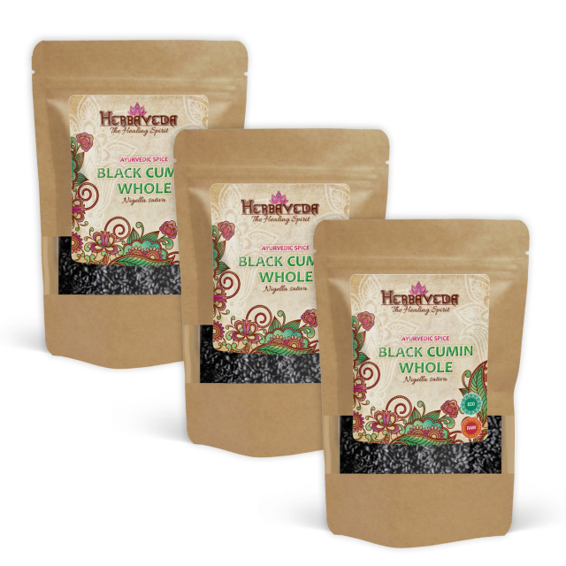 Sortkommenfrø ØKO 100g x 3 pakker
