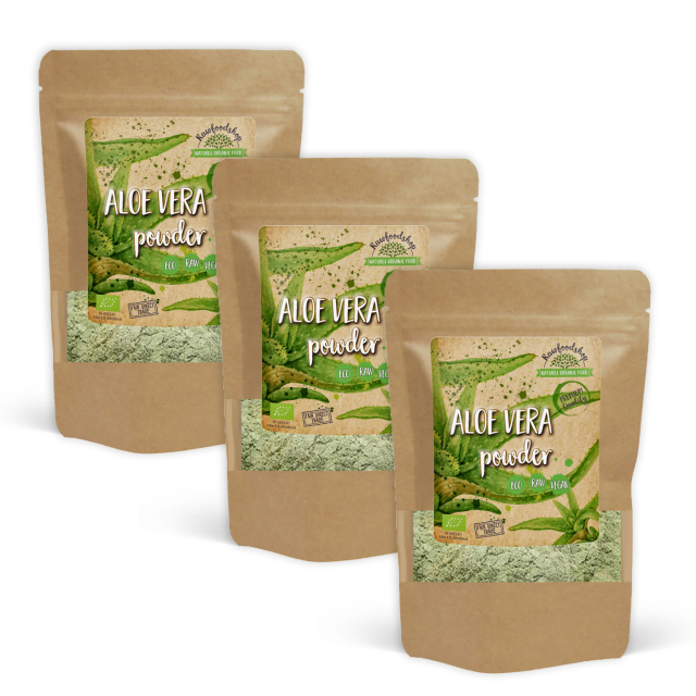 Aloe Vera Pulver ØKO 100g x 3 pakker