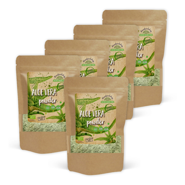 Aloe Vera Pulver ØKO 100g x 5 pakker