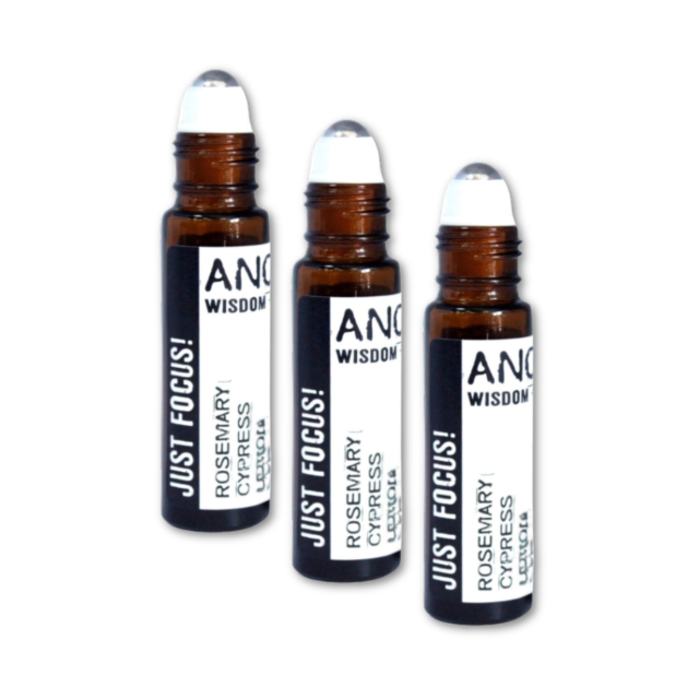 Just Focus Essential Oil Blend Roll On 10ml x 3 flasker