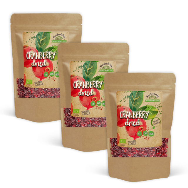 Tranebær ØKO 500g x 3 pakker