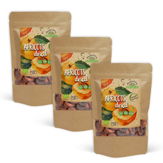 Abrikoser ØKO 500g x 3 pakker