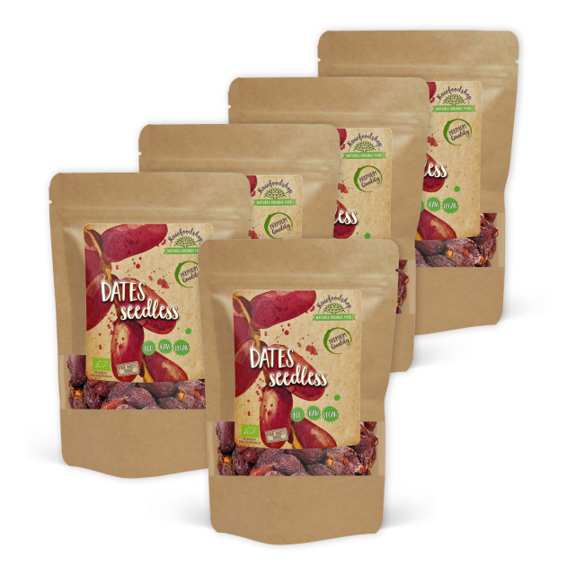 Dadler udkernede ØKO 1kg x 5 pakker