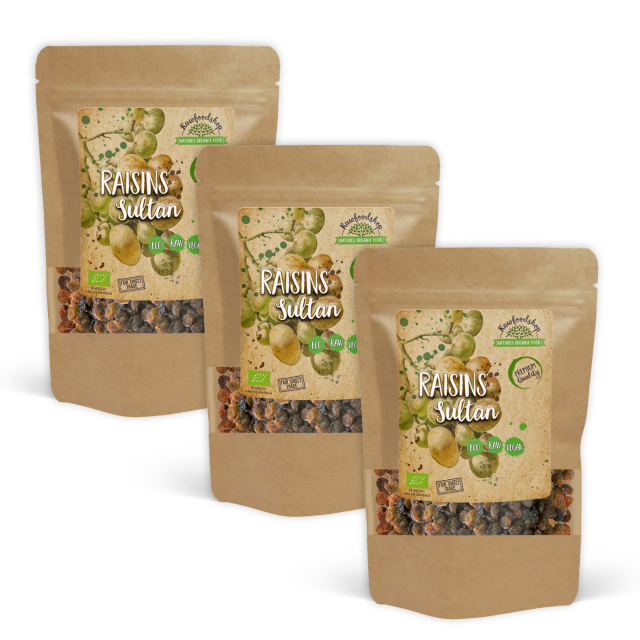 Sultanrosiner ØKO 1kg x 3 pakker
