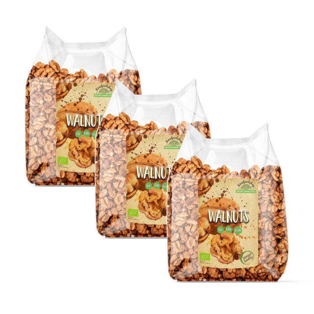 Valnødder Premium RAW ØKO 750g x 3 pakker