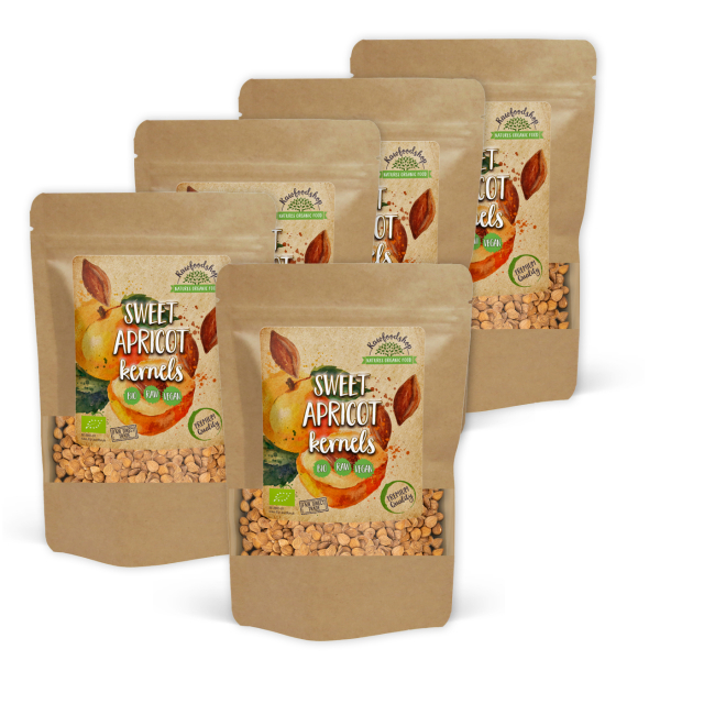 Abrikoskerner Søde ØKO 500g x 5 pakker