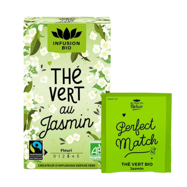 Grøn te Jasmin ØKO 16 x 1,7 g