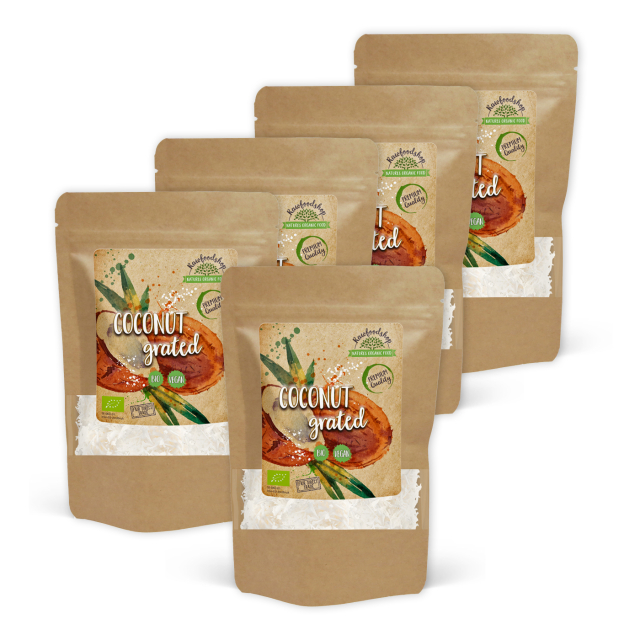 Kokosnød Revet Premium ØKO 500g x 5 pakker