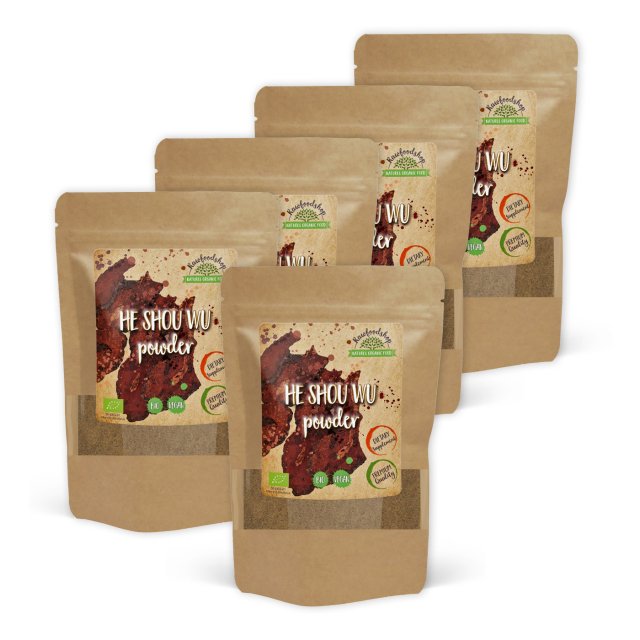 He Shou Wu Pulver ØKO 125g x 5 pakker