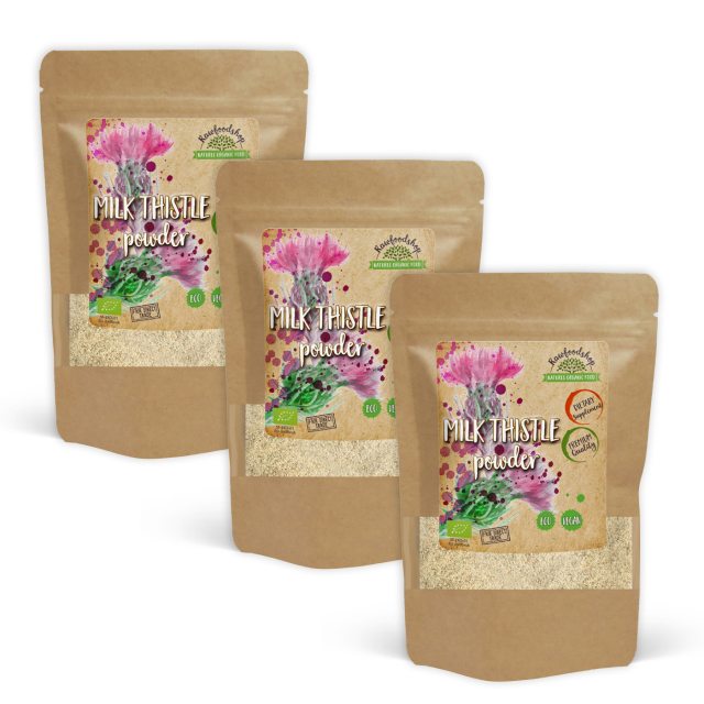 Milk Thistle ØKO Pulver 125g x 3 pakker