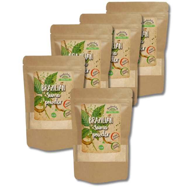 Brasiliansk Suma Pulver 125g x 5 pakker