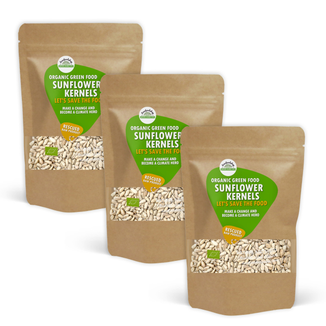 Solsikkekerner ØKO 1kg x 3 pakker