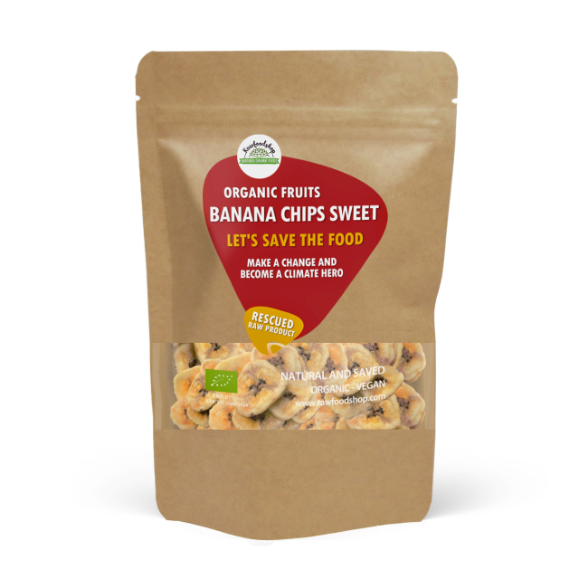 Bananchips Søde ØKO 500g