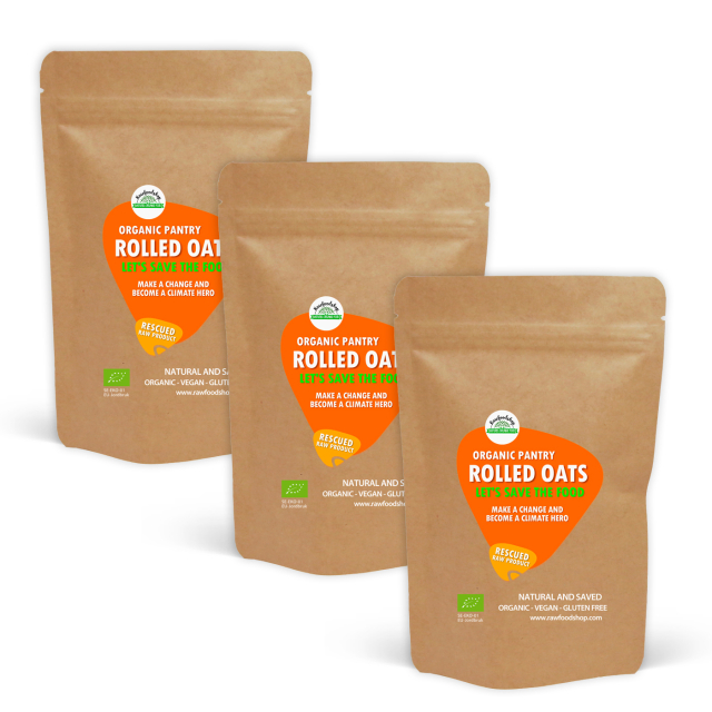 Havregryn Glutenfri ØKO 1kg x 3 pakker