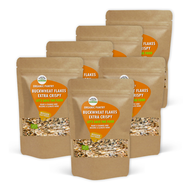 Boghvedeflakes Sprøde ØKO 500g x 6 pakker