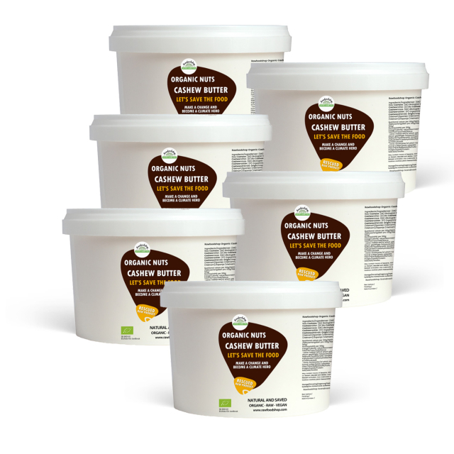 Cashewnøddesmør RAW ØKO 500g x 6 pakker