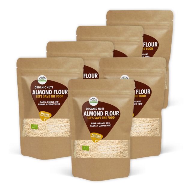 Mandelmel RAW ØKO 1kg x 6 pakker