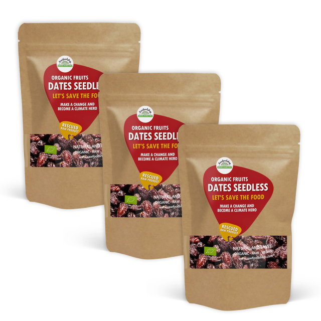 Dadler udkernede ØKO 1kg x 3 pakker