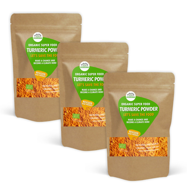 Gurkemeja ØKO 1kg x 3 pakker