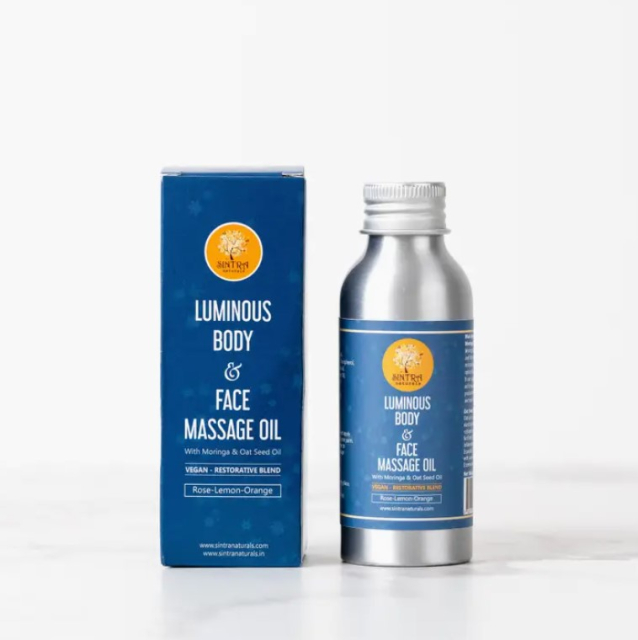 Massageolie til krop og ansigt 100ml