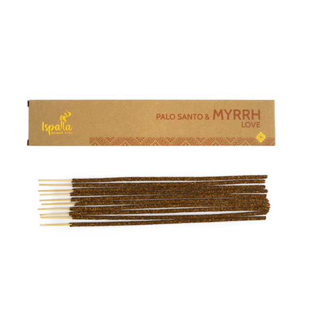 Isapalla Røgelse Palo Santo & Myrrh Love 10stk