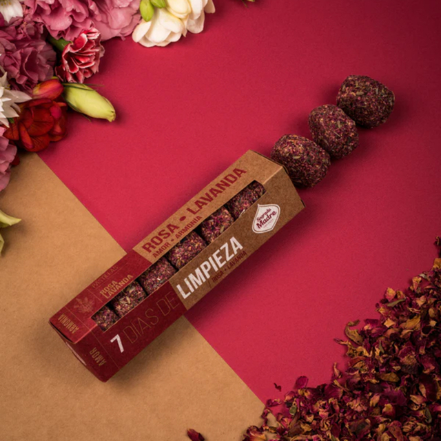 Røgelsespukke Limpieza Rose & Lavendel 7stk