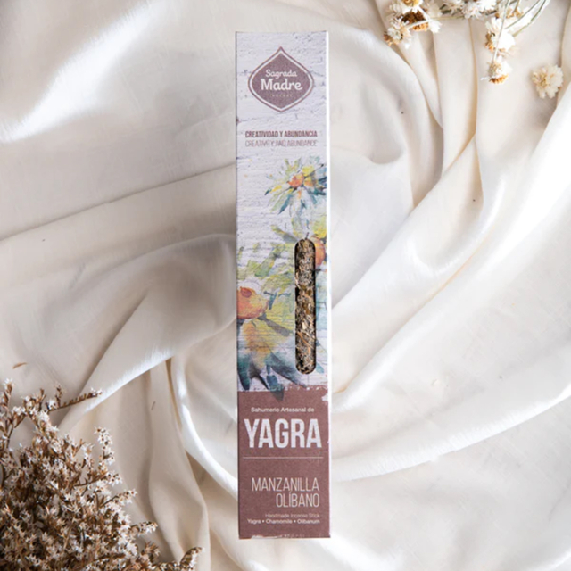 Røgelse Yagra, Kamille & Frankincense 8stk