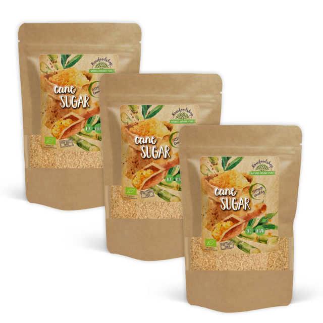 Råsukker ØKO 500g x 3 pakker