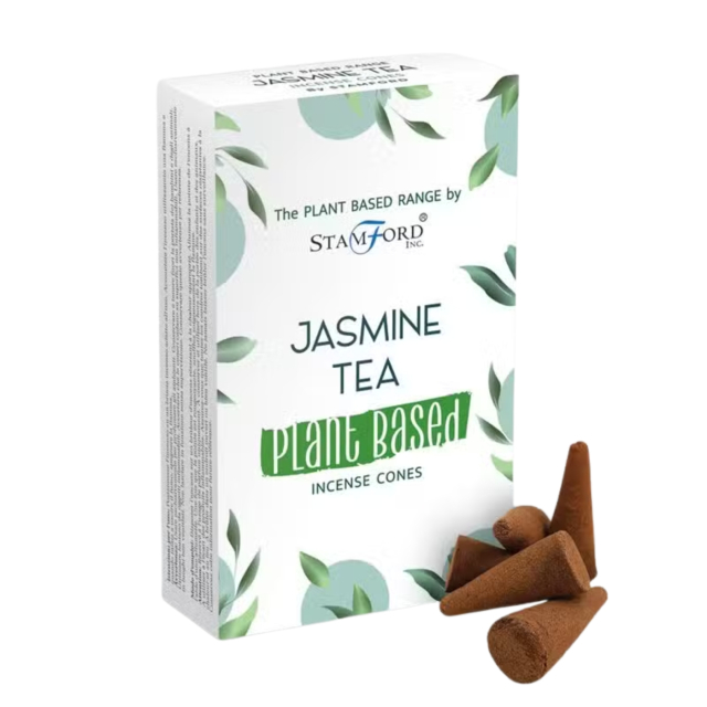 Røgelseskegler Jasmine Tea 12st