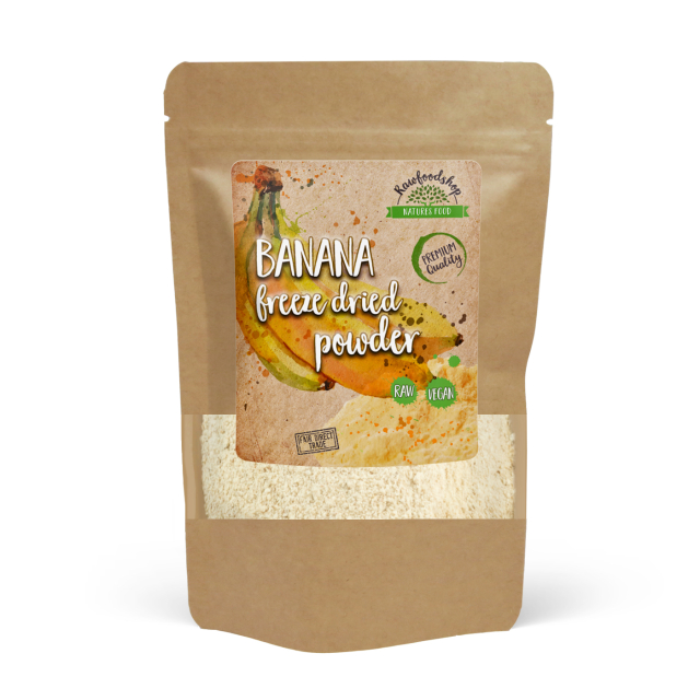 Bananpulver Frysetørret 125g