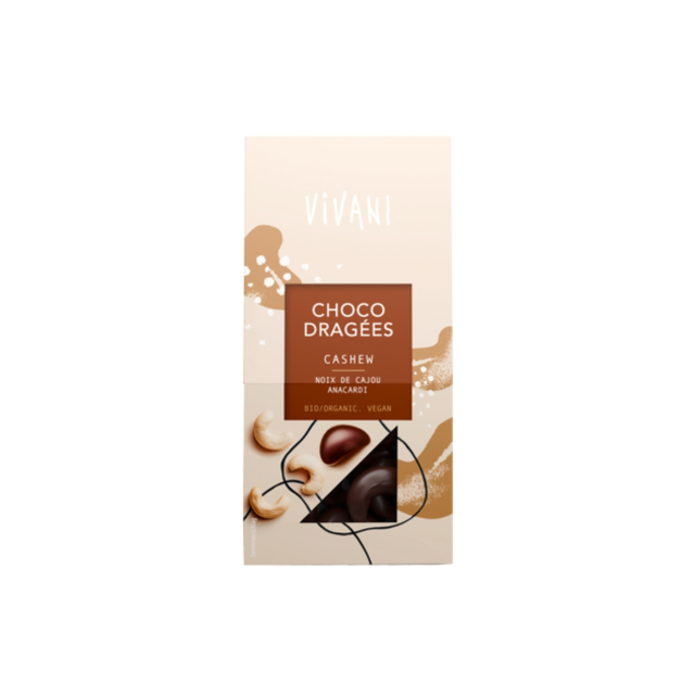 Cashewnødder med Mørk Chokolade ØKO 75g