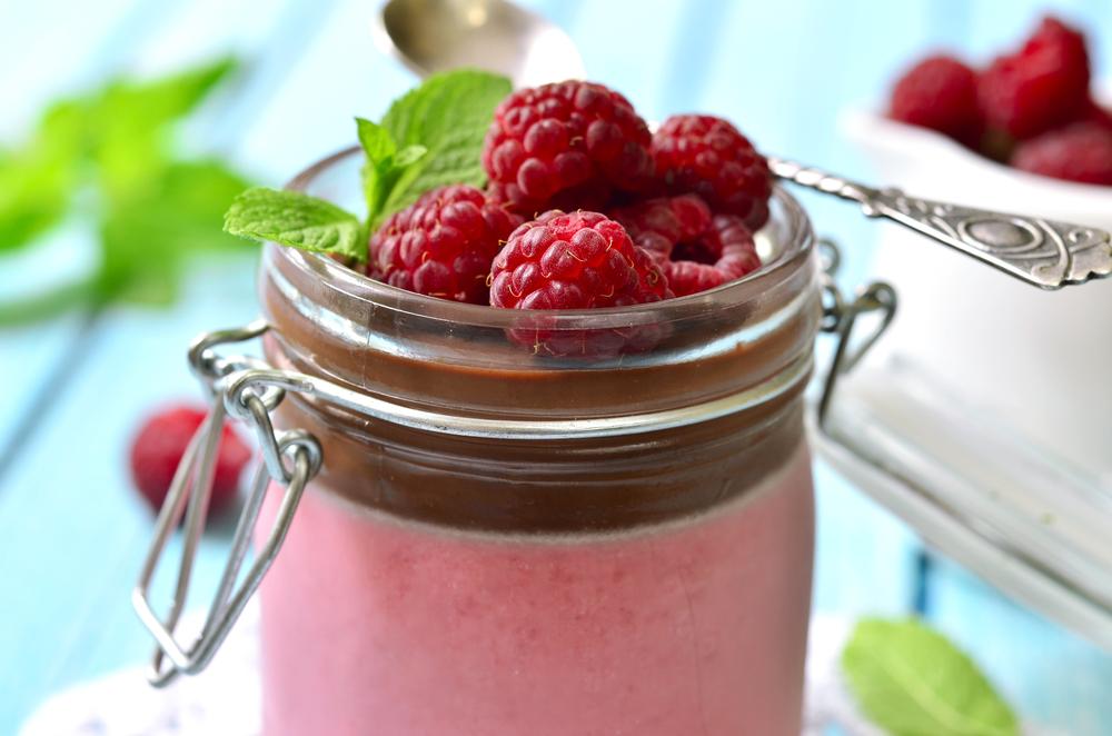 Vegansk Rosa Pannacotta Vegansk Rosa Pannacotta