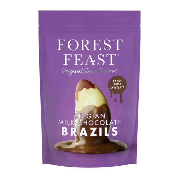 Paranødder i Belgisk Mælkechokolade 120g i gruppen Råvarer & Drikke / Slik & Chokolade / Snacks hos Rawfoodshop Scandinavia AB (05189)